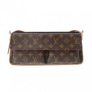 Louis Vuitton Monogram Viva Cite Shoulder Bag Brown Canvas